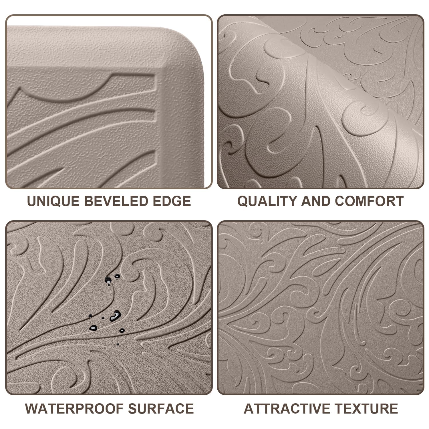 KMAT Kitchen Mat durable-pvc-foam-core withstands heavy daily use