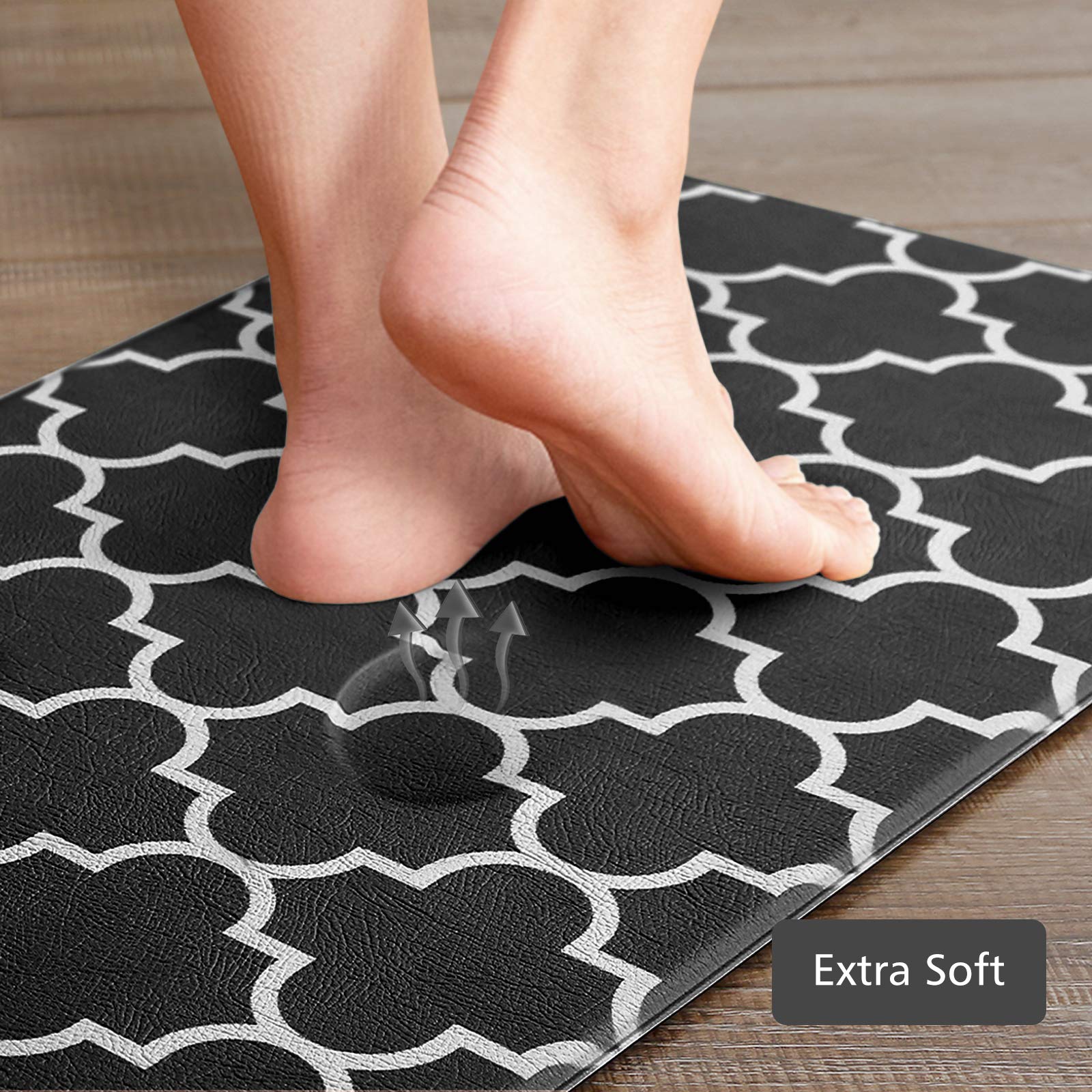 KMAT two mats placed in front of sink creating a comfortable station