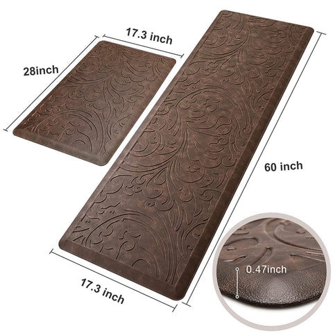 KMAT kitchen mat non-slip underside prevents slipping on wet floors