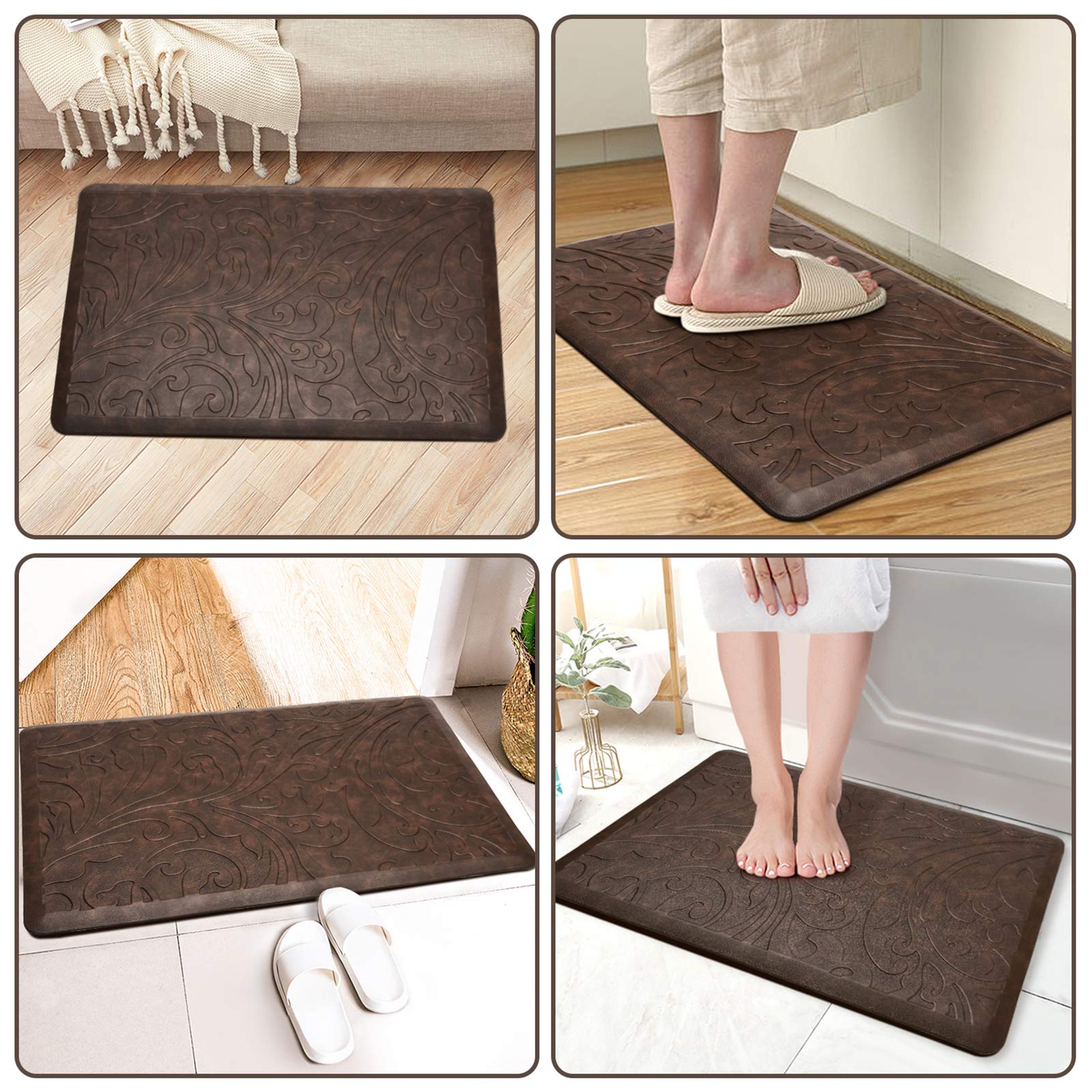 KMAT Kitchen Mat premium PVC and foam delivers durable comfort