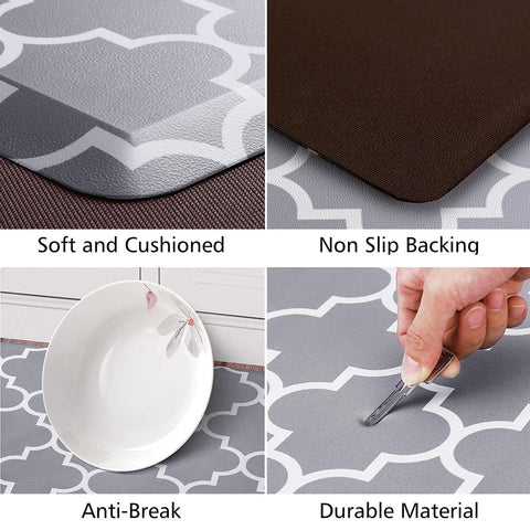 KMAT waterproof non-slip surface on tile or wood floors for stable footing.