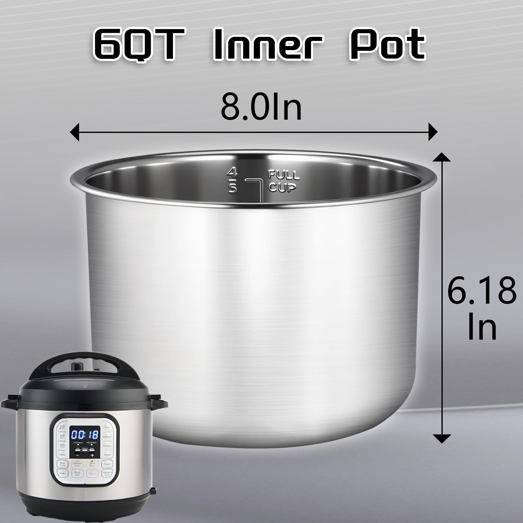 KMHGD stainless steel 304 thickened design for durable, safe cooking
