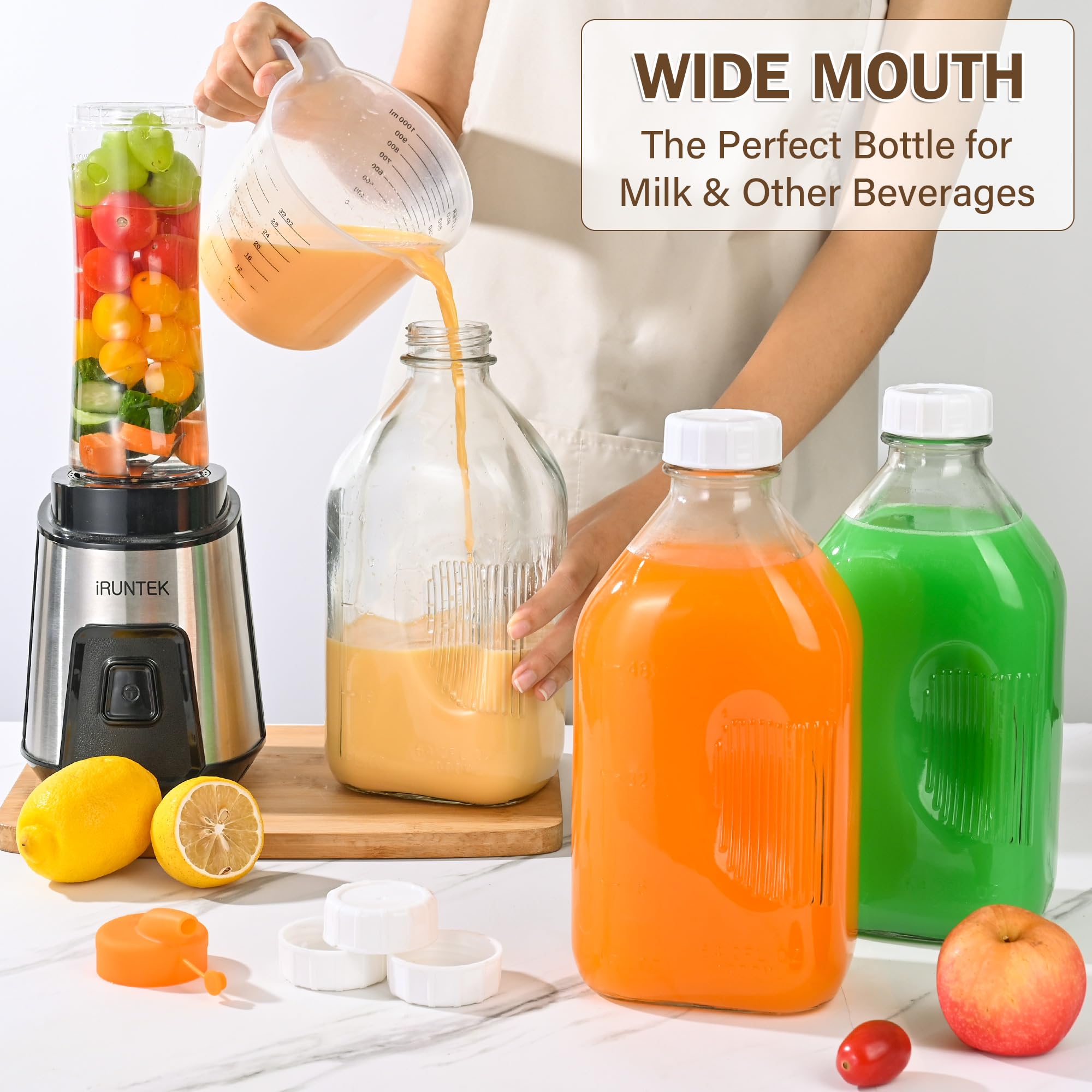 KMIGRUAN airtight lids set keeps contents fresh and prevents leaks during transport