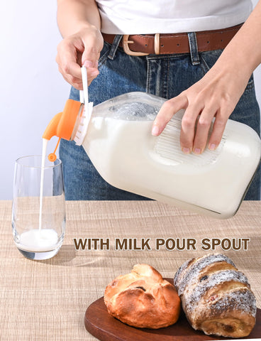 KMIGRUAN silicone pour spout for glass bottle with controlled, spill-free pouring.