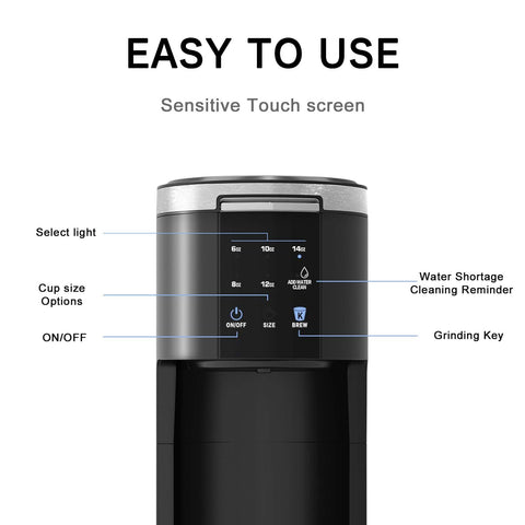 Kndko auto shut-off feature image suggests energy saving after brewing.
