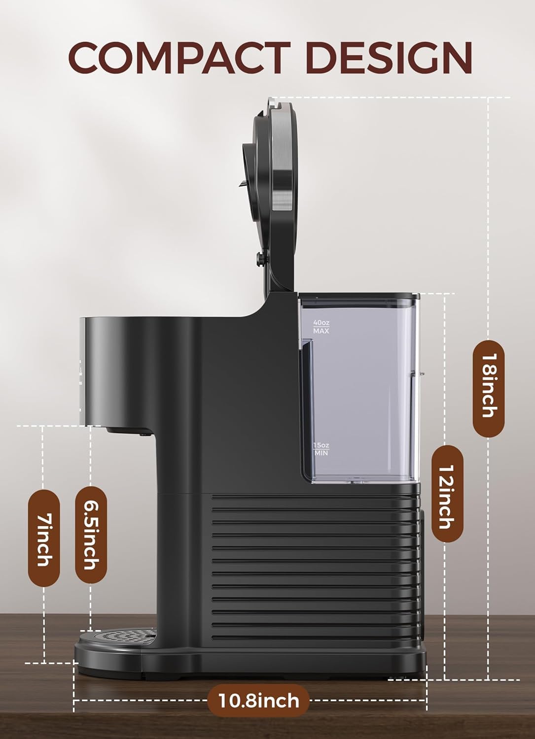 Kndko reusable filter and pod holder simplify switching between capsules and grounds.