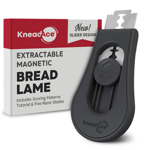 KNEADACE bread lame with magnetic blade for precise sourdough scoring