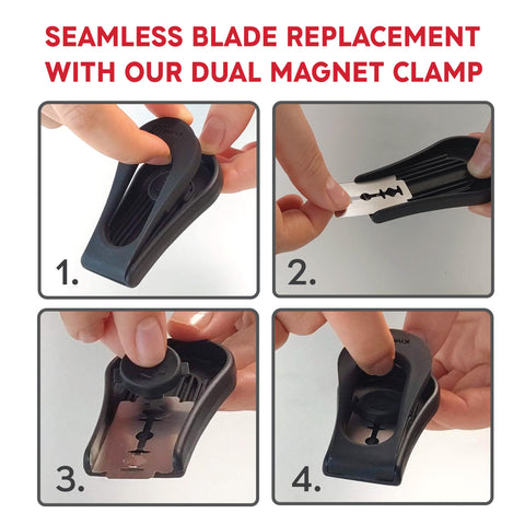KNEADACE magnetic storage keeps the tool handy on metal surfaces
