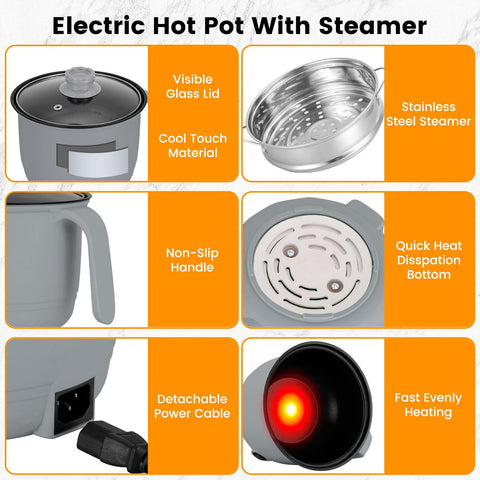 Knhuz 360° heating ensures even cooking and faster heating.
