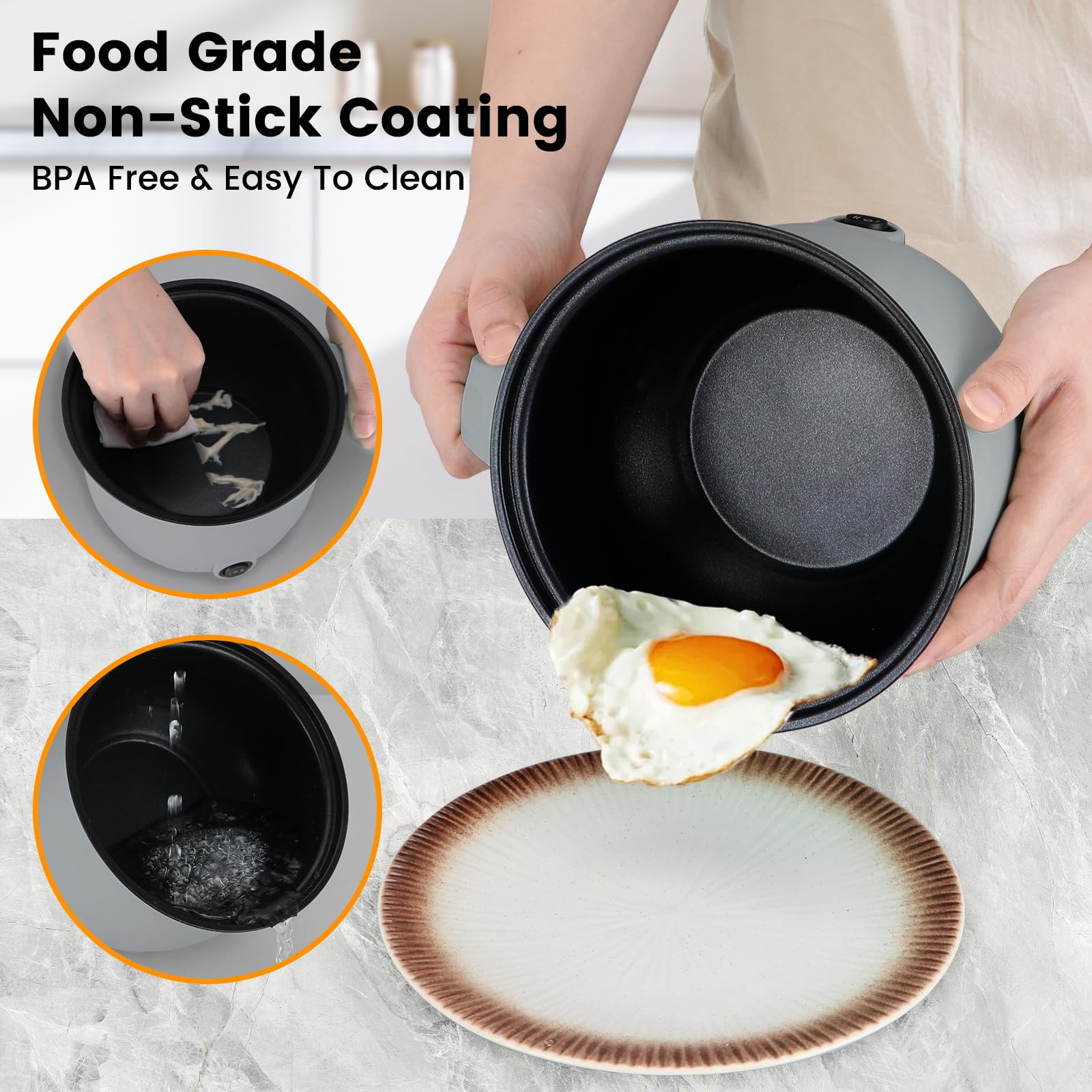Knhuz stainless steel steamer plate lets you steam and cook simultaneously.