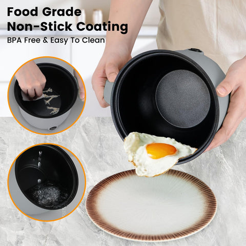 Knhuz stainless steel steamer plate lets you steam and cook simultaneously.