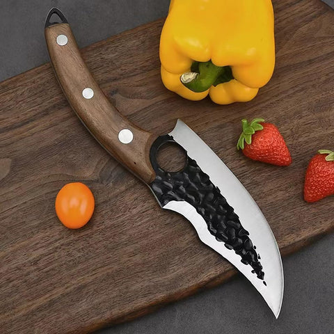 KNIFAST ergonomic grip and anti-slip grooves improve control.