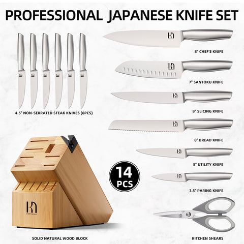 KnifeSaga 7-inch santoku knife versatile for mincing and dicing.