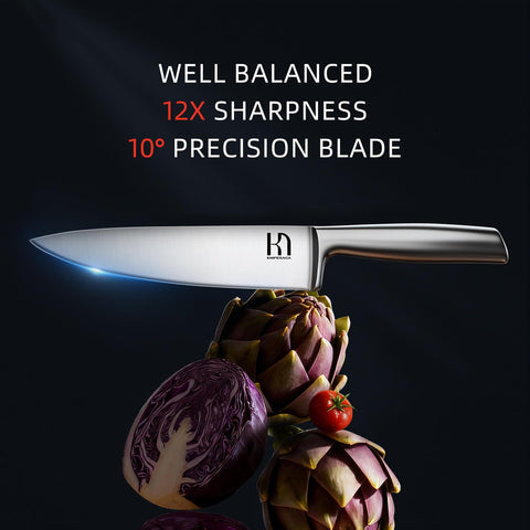 KnifeSaga ergonomic handle reduces fatigue during long prep sessions