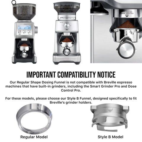 KNODOS portafilter-compatible tools work with Breville and Sage machines