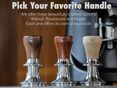 KNODOS gift-packaged tamper with portafilter keychain