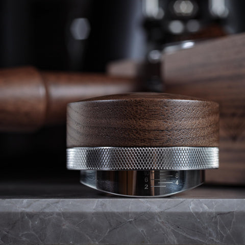 Professional-grade espresso tool for cafes and home use.