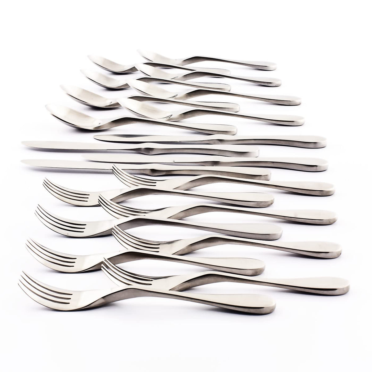 KNORK Original Collection dinner forks with sharp tines for effortless cutting at any meal.