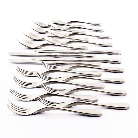 KNORK Original Collection dinner forks with sharp tines for effortless cutting at any meal.