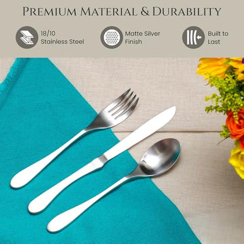 KNORK Original Collection table spoons feature deep scoops for soups and desserts.