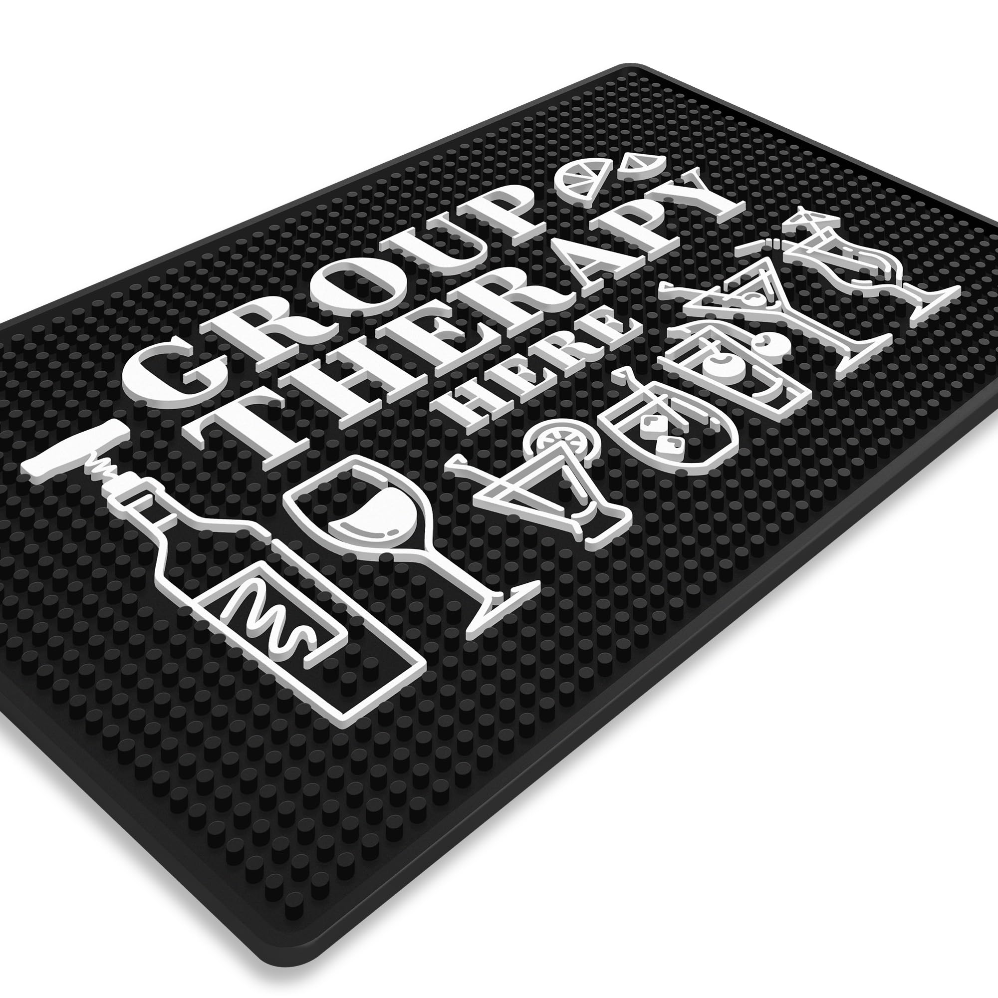 Knot and Style Group Therapy Bar Mat after cleaning, ready for use