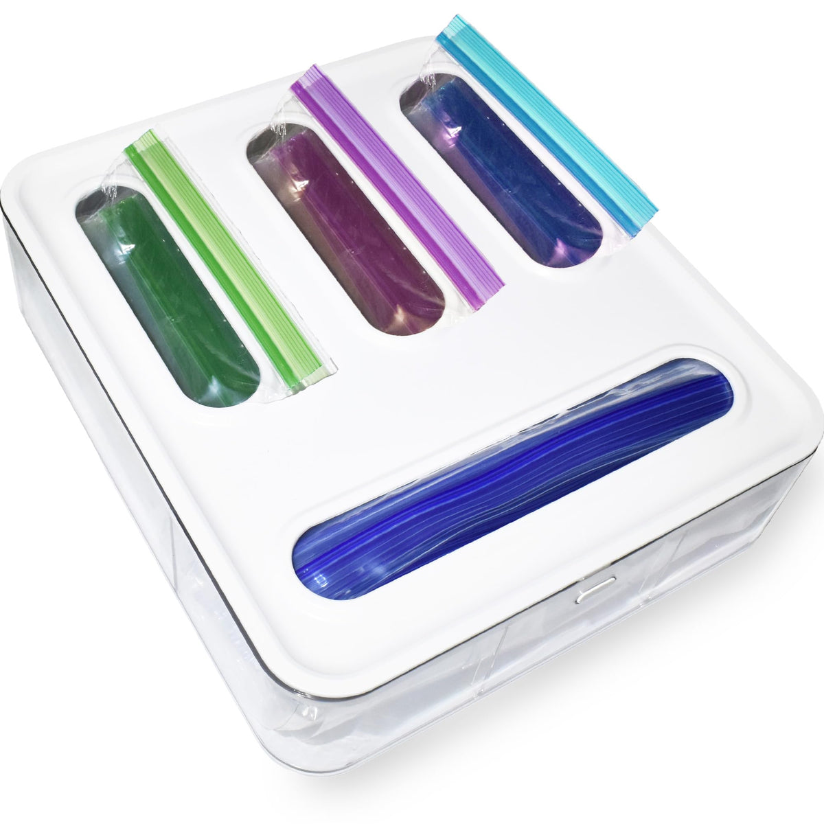 Knox Home and Health bag storage organizer in a drawer for accessible bags.
