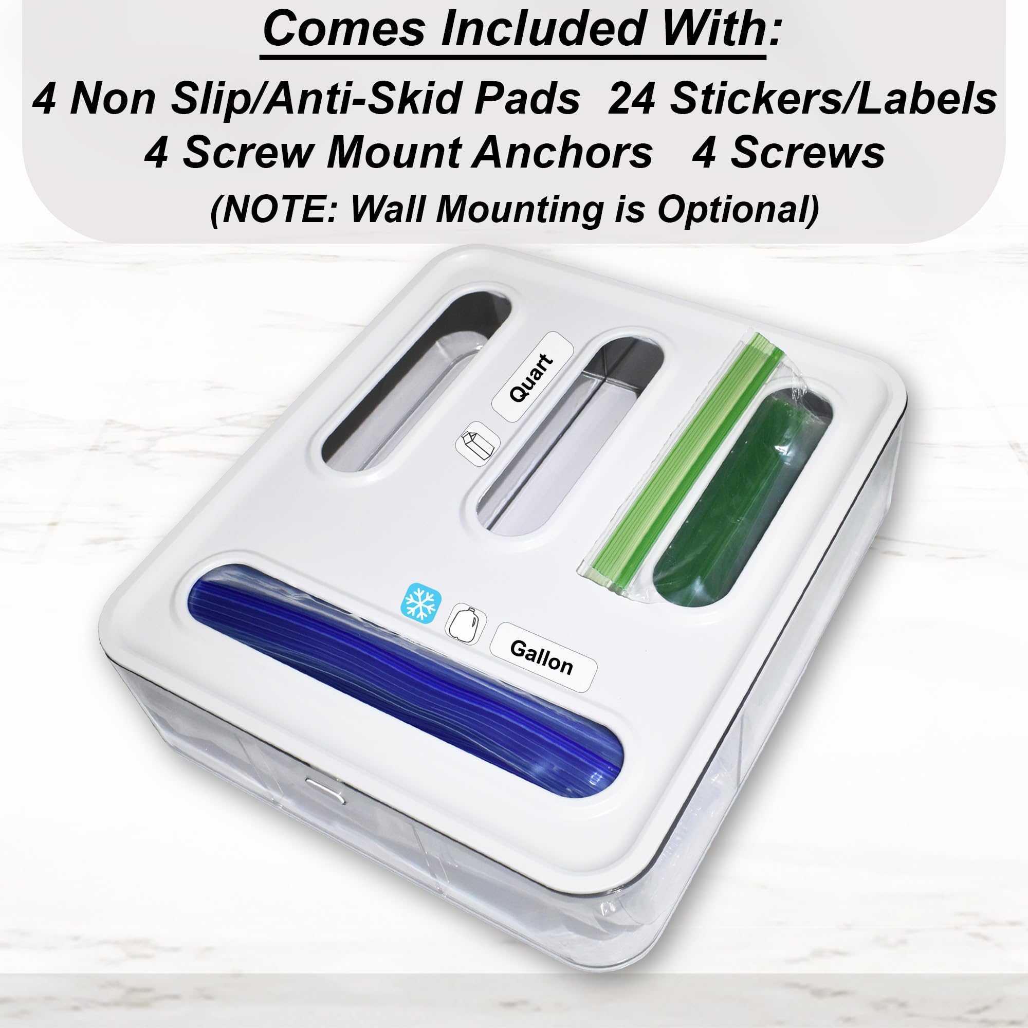 Knox Home and Health BPA-free plastic construction is durable and easy to wipe clean.