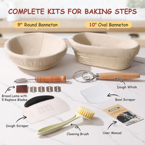 Koackl cleaning brush shown for easy post-bake cleanup