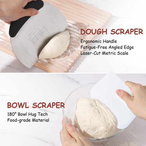 Koackl metal bread lame for precise scoring before baking