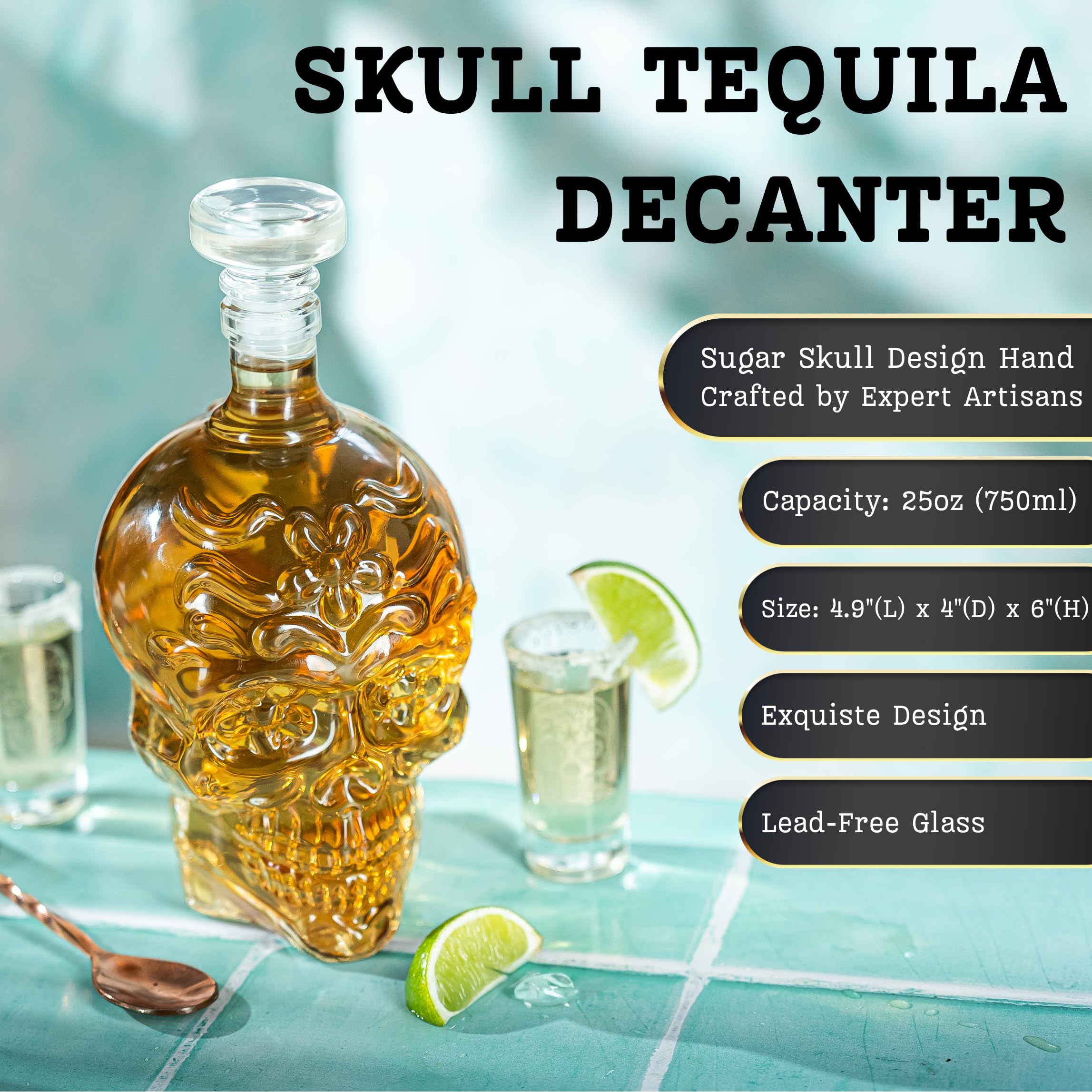 Kobi & Knight tequila decanter gift box ready presentation