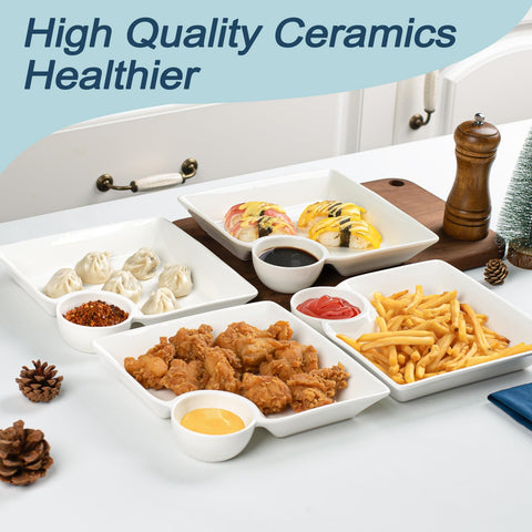 Kobikobi versatile snack plate ideal for sushi, tacos, dumplings, and more
