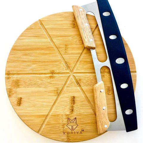 Kobiva dishwasher-safe pizza knife simplifies cleanup after gatherings