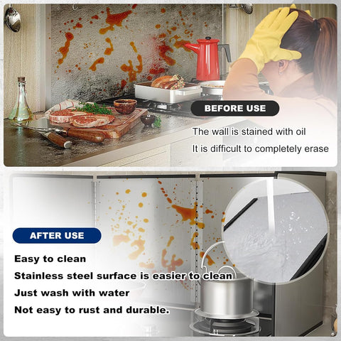 KOBSAINF easy-use folded panel surrounds the pan during cooking