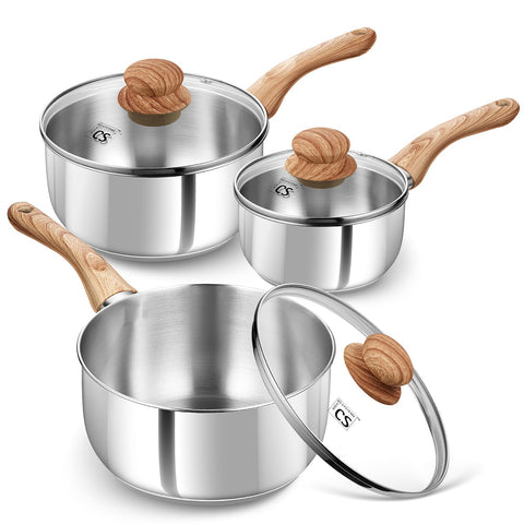 KOCH SYSTEME CS 1qt saucepan with quick, even heating for sauces