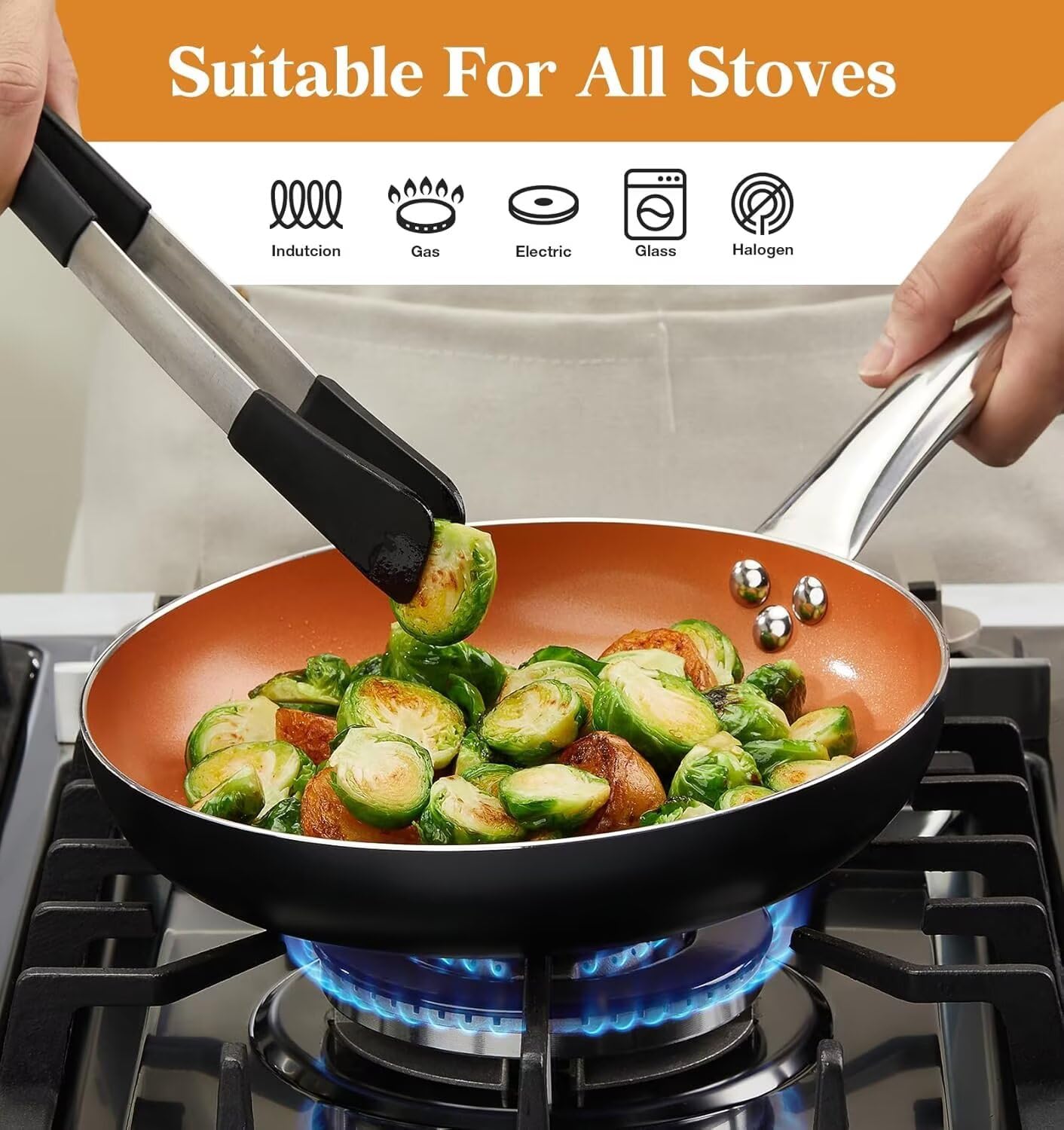KOCH SYSTEME CS easy-clean ceramic nonstick coating for quick cleanup