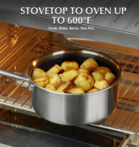 KOCH SYSTEME CS even-heating base supports consistent cooking results