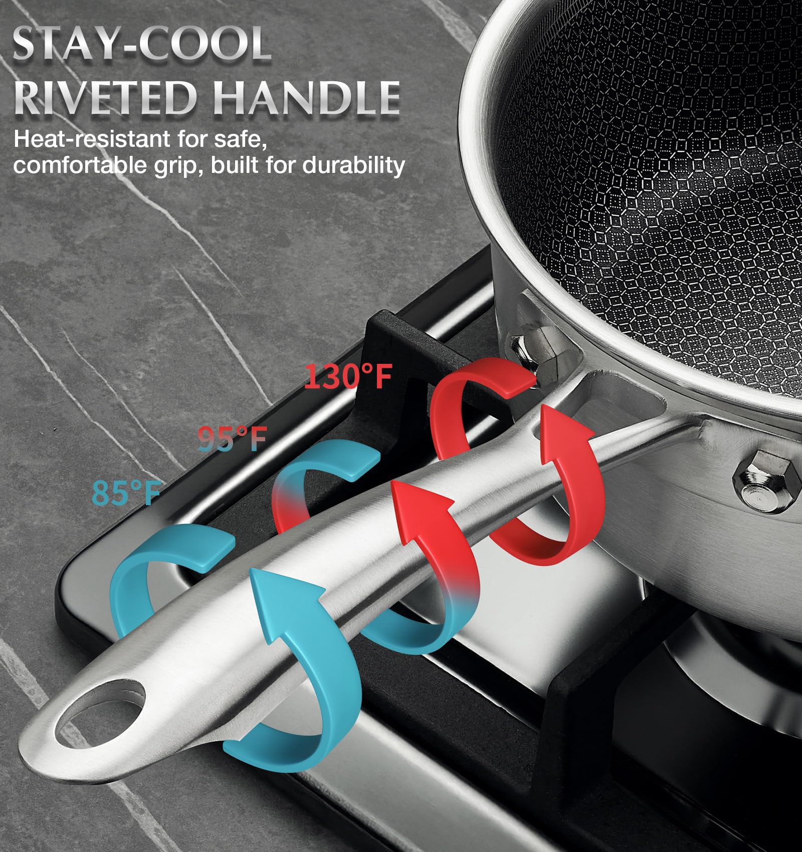 KOCH SYSTEME CS oven-safe saucepan designed for stovetop-to-oven versatility.