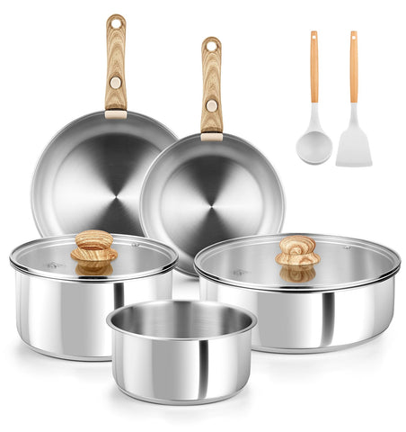 KOCH SYSTEME CS 2qt saucepot with lid for even simmering.