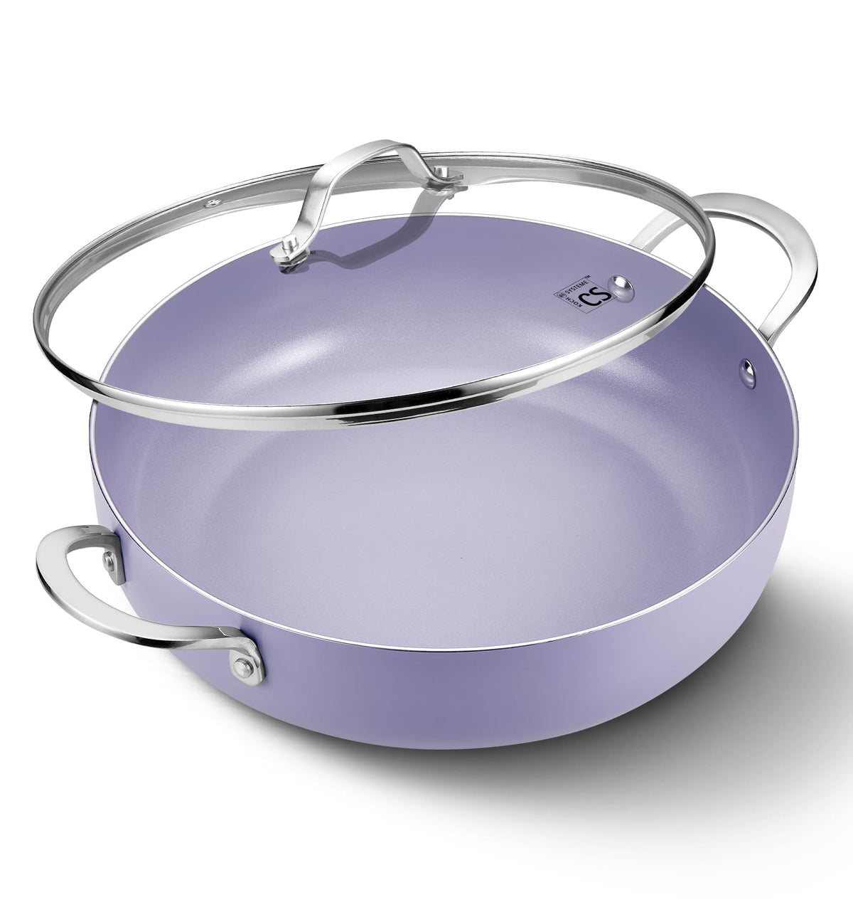 KOCH SYSTEME CS 12-inch sauté pan with lid in kitchen for family meals