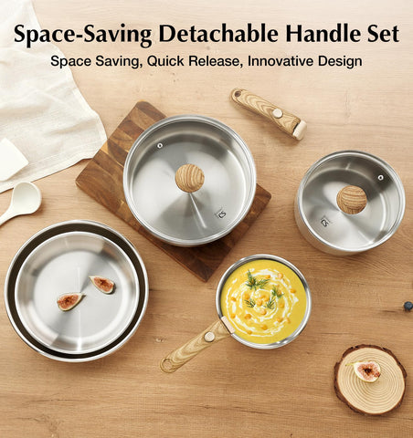 KOCH SYSTEME CS spatula set for easy flipping and serving.