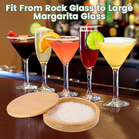 Koeus lid doubles as a lime cutting board for efficient garnish prep.