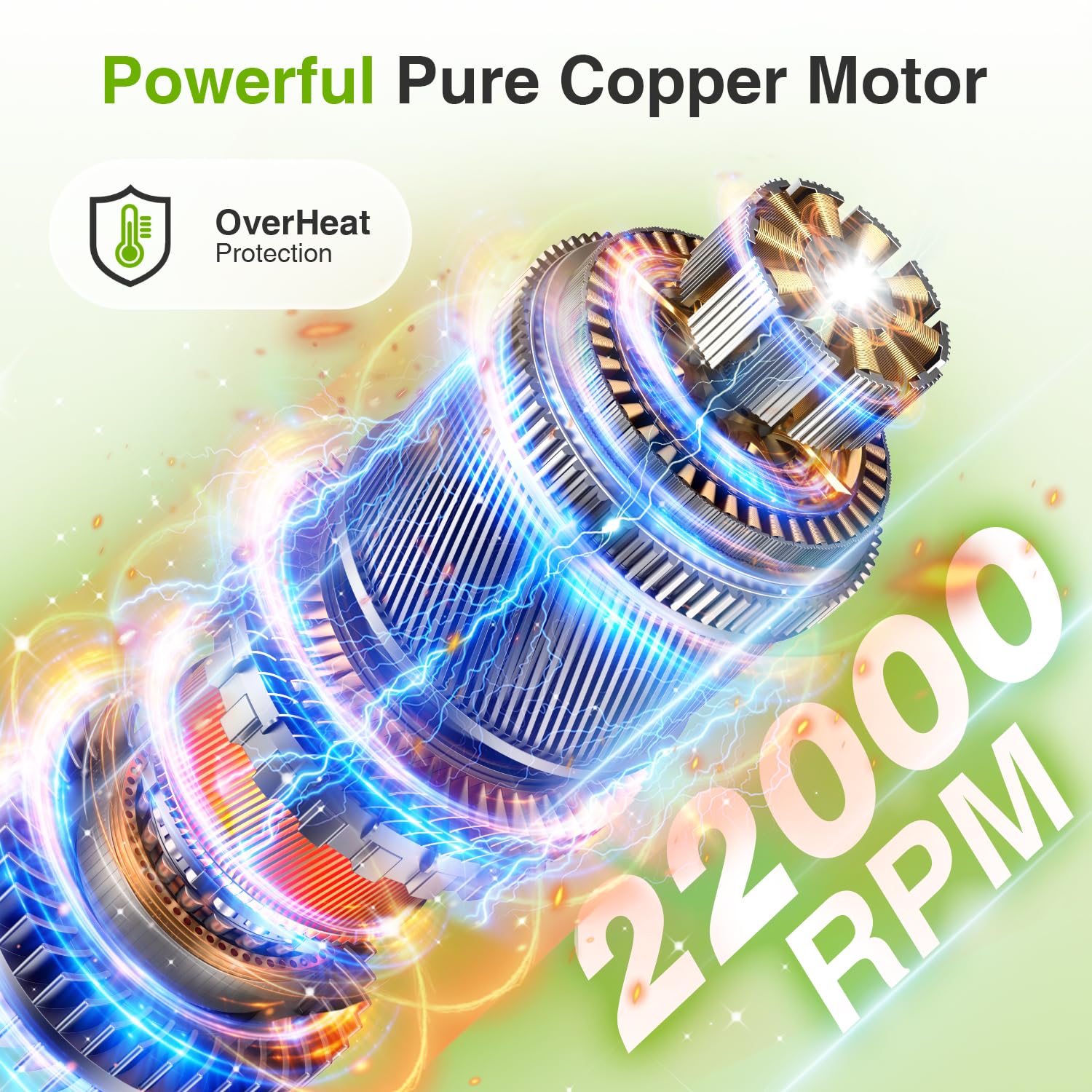 KOIOS resealable lid keeps blends fresh for later.