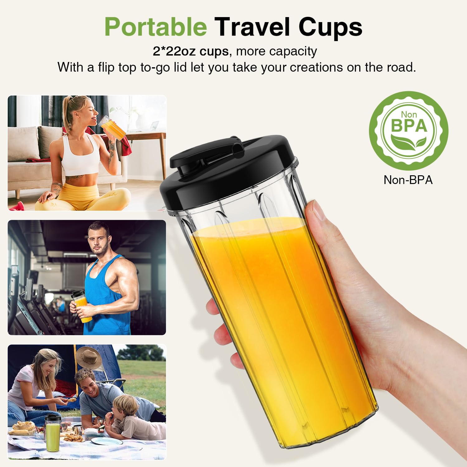 KOIOS cooling fan detail illustrating heat management during blending