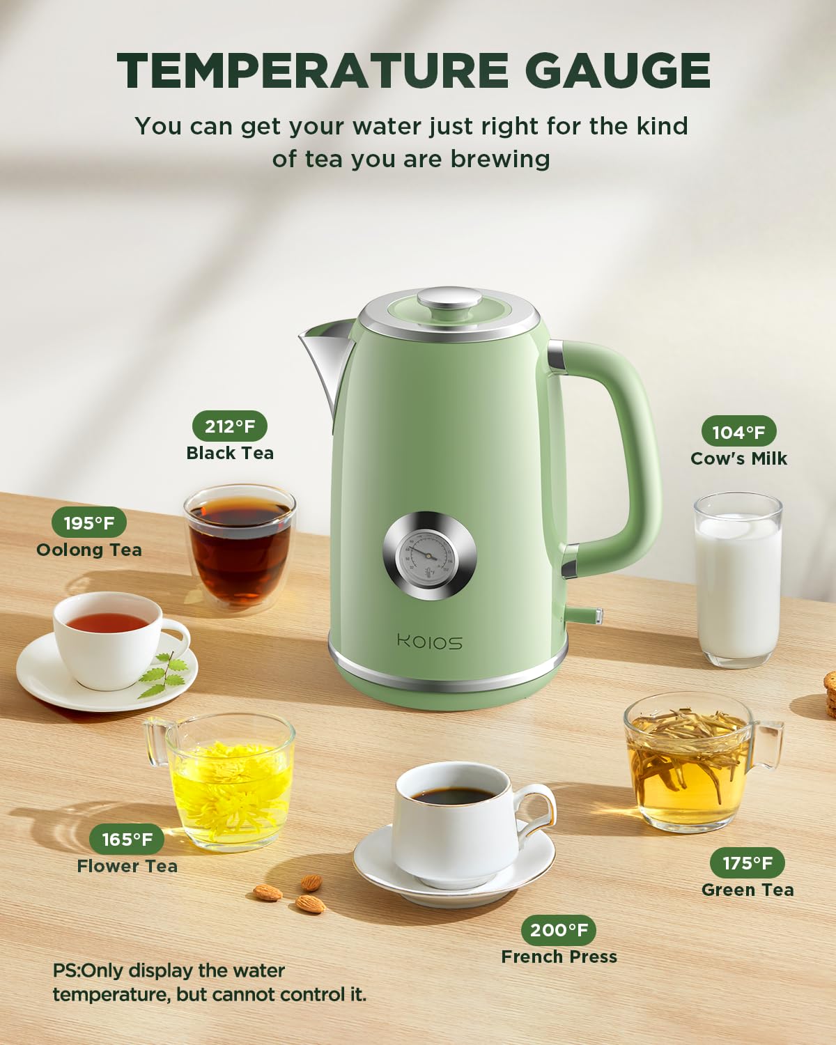 KOIOS 360 base enables cordless pouring from any counter position