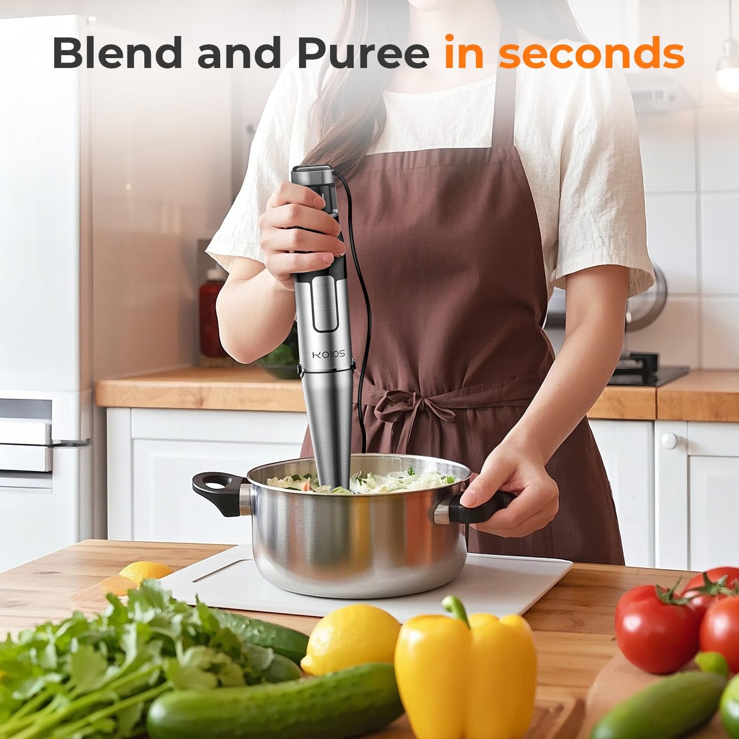 KOIOS pot protector keeps countertops clean during mixing