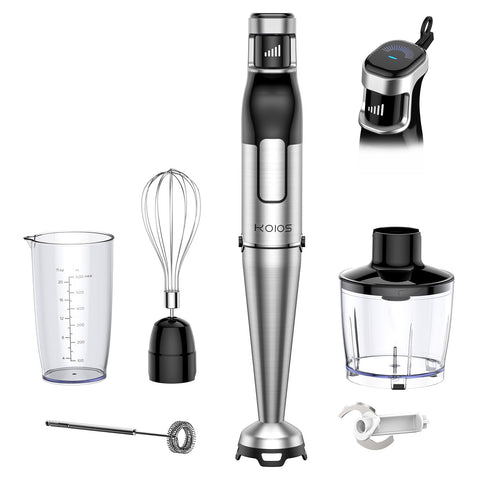 KOIOS immersion blender with trigger speed for silky soups