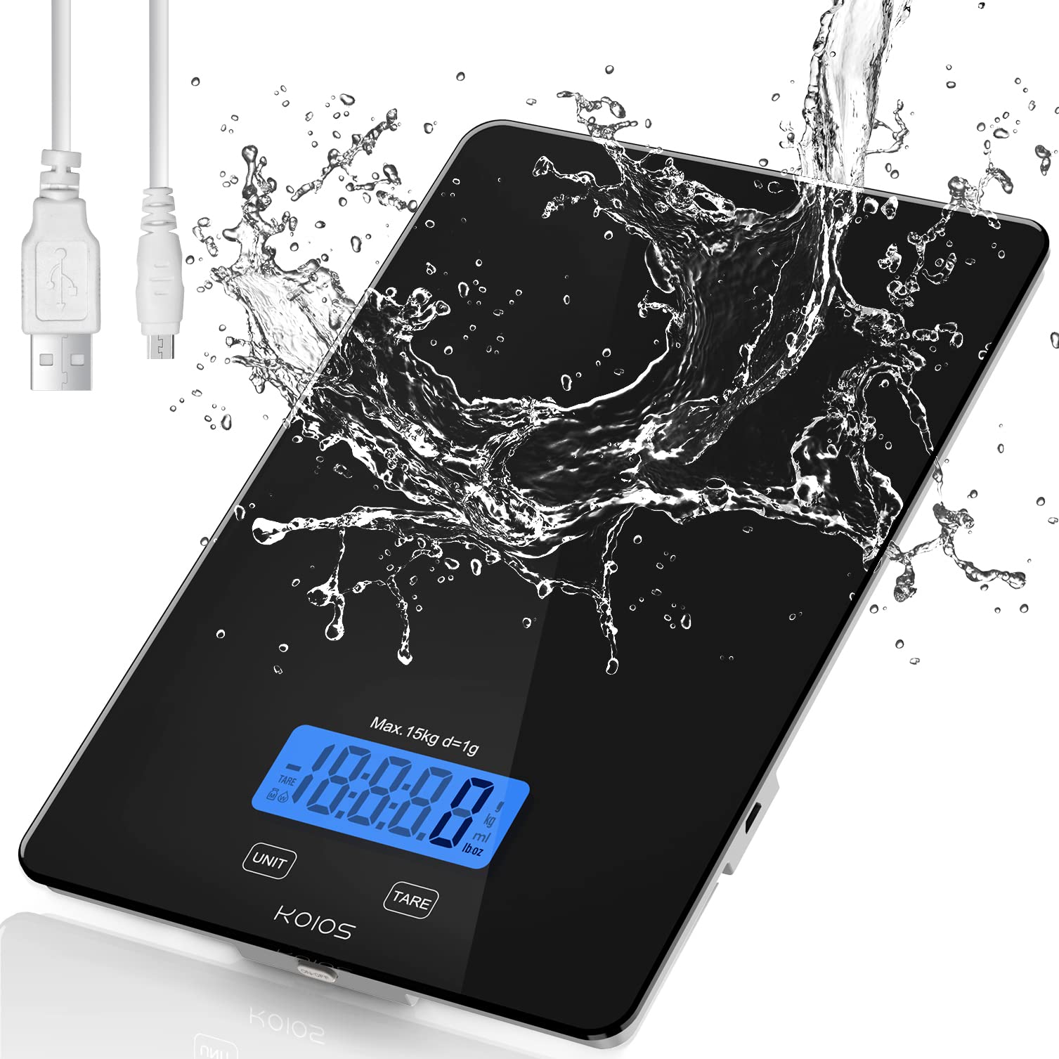 KOIOS K7H scale with clear digital display for easy reading