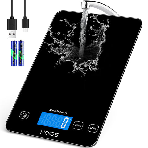 KOIOS K7H scale front view for reliable kitchen weighing