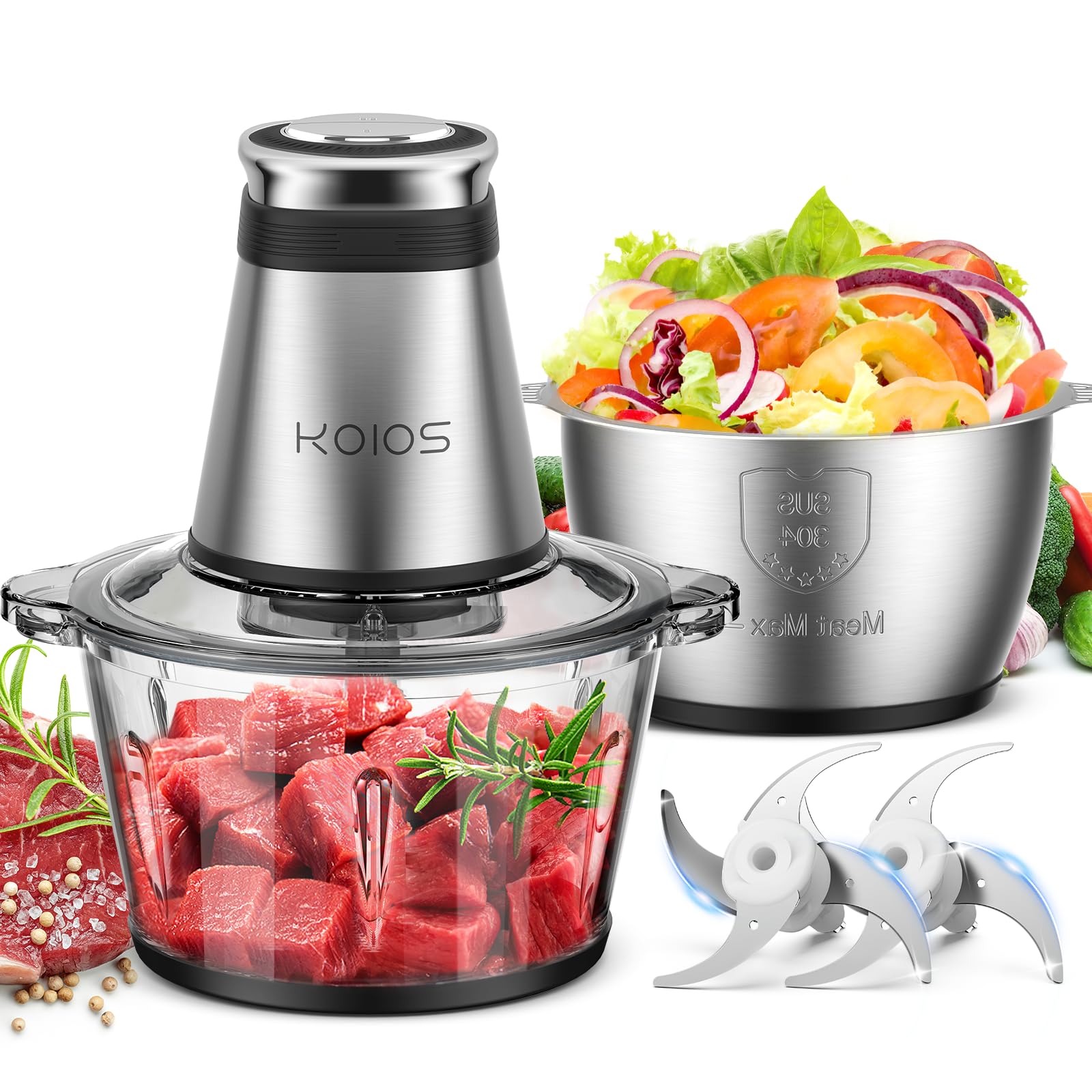 KOIOS power pod for fast, even chopping and reliable control.