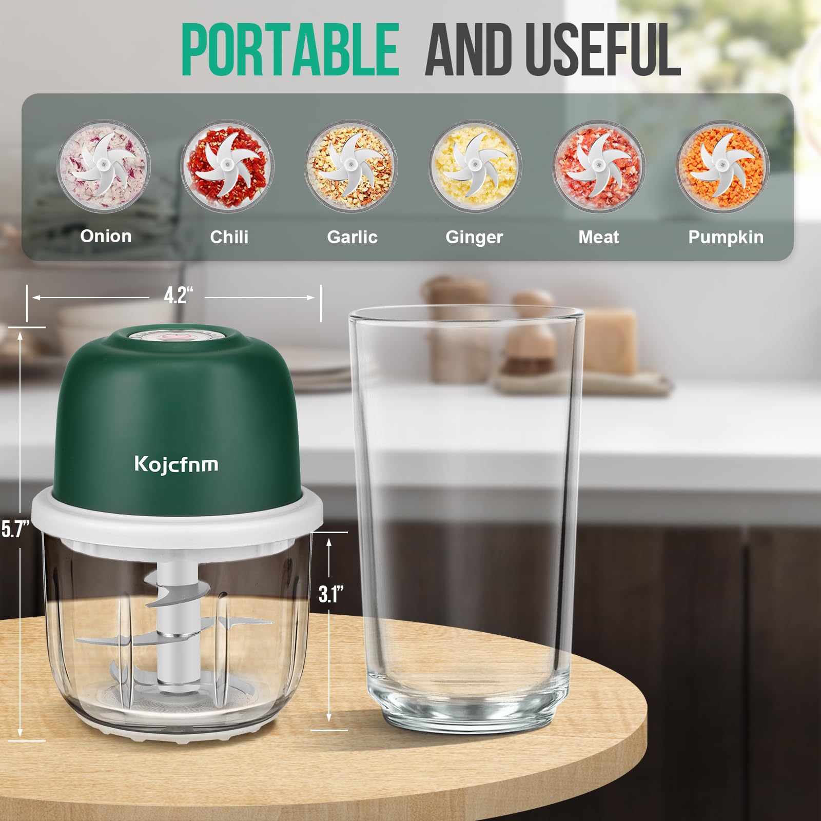 Kojcfnm 350ml-glass-bowl keeps chopped ingredients ready to cook.